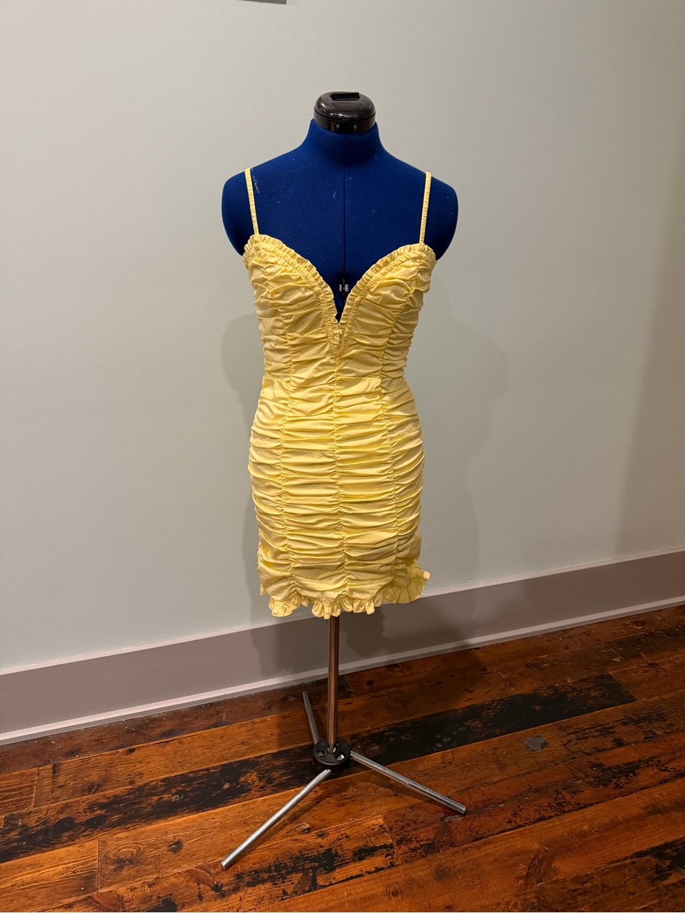 MABLE yellow mini dress